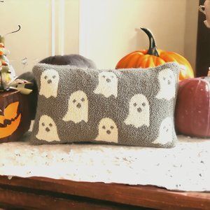 Gray Ghost Pillow - Cozy for Halloween and Fall - by Storehouse Seasonal